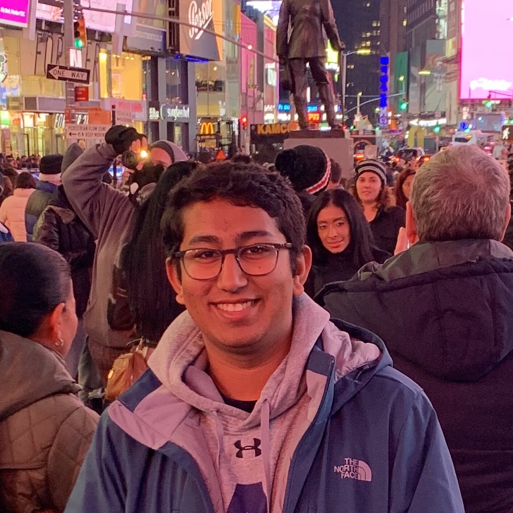 A picture of me in Times Square of NYC